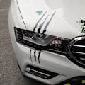 Miniatyrbillede 4 af 5: （Sort）2 stk. Bilsticker Monster Scratch Stripe Dekal, Monster Klo