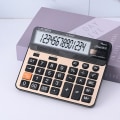 Miniatyrbillede 3 af 3: Lommeregner 14 Cifre LCD Display Standard Funktion Desk Lommeregner