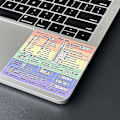 Miniatyrbild 1 av 5: Dww-2-delad (m1+intel) Mac Os tangentbordsgenväg Vinyldekal DXGHC