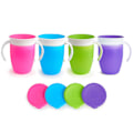 Miniatyrbillede 1 af 5: Miracle 360 Træningskopper med Låg, 7 ounce, 4-pak (Pink, B DXGHC