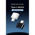 Miniatyrbillede 3 af 6: Mobiltelefon USB-hukommelse usb2.0 OTG-adapter - usb2.0 til type-c adapter - Android-konverter Type-C interface Balck Long,A