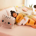 Miniatyrbilde 3 av 7: Lang, Glad Katt Pute Putestoff Dyr Gave Katt P