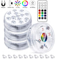 Miniatyrbillede 1 af 6: 4-delt IP68 vandtæt switch pool lampe RGB nedsænkelig lampe 13L