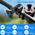 Miniatyrbillede 2 af 5: （Sort）Elektrisk Mountainbike Cykelklokke, Elektronisk Horn, Passer Til