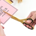 Miniatyrbilde 2 av 6: Gylne Saks i Rustfritt Stål for Hjemmet, Kontoret og Båndklipp