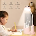 Miniatyrbillede 4 af 6: Børne skrivebordslampe, Studie bordslampe med penneholder, Automatisk farve