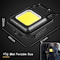 Miniatyrbillede 2 af 7: Mini LED Inspektionsarbejdslys Genopladelig Magnetisk COB Bærbar