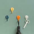 Miniatyrbillede 1 af 5: 8 stk. Varmtluftballon Design Hængende Krog Adhesive Dørkroge Dekorative