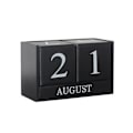 Miniatyrbild 1 av 7: Enkel och modern träskrivbords kalender, permanent daglig block Ca