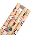 Miniatyrbild 1 av 6: 20-pack julklappspapper, kraftpapper - snöflingor, ca