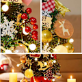 Miniatyrbild 3 av 5: Smyckesjulgran för skrivbord, miniatyrjulgran, jul
