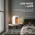 Pikkukuva 5 / 6: Älykäs Sähköinen Tilankuumennin Takka, 1200W Kannettava Hiljainen Lämmitin