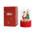 Miniatyrbilde 4 av 7: 4 stk Julepynt LED lysende trepynt Chr