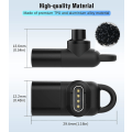Miniatyrbilde 4 av 5: USB-C til Garmin-adapter, 2-pakning, 90 graders Type-C ladekabel Co