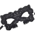 Miniatyrbilde 2 av 5: Sexy Svart Blondermaske for Kvinner til Maskerade Halloweenfest Prom DXGHC