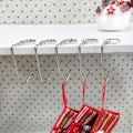 Miniatyrbillede 2 af 5: 6 stk. Jule Strømpeholdere Jule Strømpe Kroge Hanger C