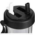Pikkukuva 3 / 6: Vedenjuomakupillinen kahdella oljella 600ml, vesipullot 2 osastolla