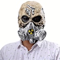 Miniatyrbild 1 av 4: Skeleton Frightened Mask Huvudbonader DXGHC