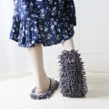 Miniatyrbillede 4 af 4: Mikrofiber Mop-Tøfler - Canvas Chenille Mopping Støv Tøfler M