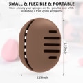 Miniatyrbillede 5 af 5: Åndbar Makeup-Svamp Holder til Rejser, Hudvenlig Unb DXGHC