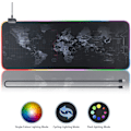 Miniatyrbillede 2 af 7: Gaming Mousepad, LED-belyst Mousepad, XL Mousepad med Anti-S
