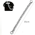 Pikkukuva 2 / 5: Hopea 1 kpl - 35 cm, Lyhyt Metalli Taskuketju - Kantoketju DXGHC