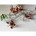 Miniatyrbillede 4 af 4: LED Lysstreng Rattan Sommerfugl Thanksgiving Julepynt