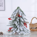 Miniatyrbild 1 av 5: Miniatyrjulgran för skrivbord Julgranspynt DIY Chris
