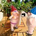 Pikkukuva 4 / 5: Puutarhakoristeet - Hauska Puutarha-Gnome - Sääsuojattu DXGHC
