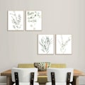 Miniatyrbild 3 av 5: Botaniska Växtväggkonsttryck - Set om 4 Väggdekortryck