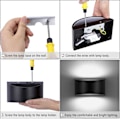 Miniatyrbillede 6 af 7: Justerbar LED væglampe Sort 7W Moderne væglampe Armatur