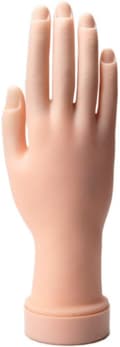 Nagelträning hand, flexibel rörlig nagelkonst träningshand