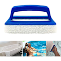 Miniatyrbillede 6 af 7: 2 stk. Svampe Vandlinjebørste, Swimming Pool Rengøringsbørste Plasti