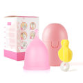 Miniatyrbillede 1 af 6: Silikon Menstruationskop Kvinders Menstruationshygiejne Aunt Cup Circulat