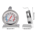 Miniatyrbilde 2 av 5: Ovn Termometer i Rustfritt Stål, Sockel Ovn Termometer (5