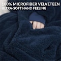Miniatyrbillede 5 af 7: Vinter Hættetrøje-Tæppe Kvinder Oversized Fleece Tæppe Med