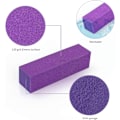 Miniatyrbild 4 av 4: Set med 10 Nagelfilsblock 120 Grit med Nagelborste