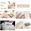 Miniatyrbilde 3 av 7: 100 stykker mesh-non-woven rengjøringspapir for hårtap