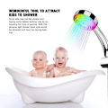 Miniatyrbillede 3 af 7: Bruseshowerhoved LED Regnbrusespray Automatisk Farveskift