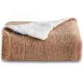 Miniatyrbilde 1 av 5: Fleece-teppe Sofa Pute - Kamel Sofa Pute 130x160, Sherpa