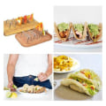 Miniatyrbillede 3 af 5: 4 Pak Rustfrit Stål Taco Stativ Taco Stativ Til Op Til 16 Skaller