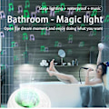 Miniatyrbild 3 av 4: Bluetooth-högtalare, Vattentät Förstärkare För Badrum Med Led Disco L