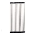 Miniatyrbilde 2 av 5: Foldbar Oppvaskstativ 48*23.5cm Hjørne Oppvaskstativ STAINLESS STE