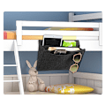 Miniatyrbillede 2 af 7: Sengside Felt Opbevaringspose Med Lommer Seng Sofa Skrivebord Hængende Organiser