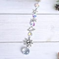 Miniatyrbilde 4 av 5: 5 fargerike krystall solfangere med kjede, krystall prisme anheng for jul, bryllup,A