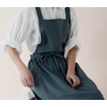 Miniatyrbilde 5 av 5: Kvinner Forkle Japansk Stil Kryss Stropp Bib Solid Farge Bomull Vi