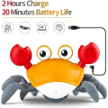 Miniatyrbillede 4 af 5: Baby Crawling Crab Legetøj med Musik og LED Lys, Toddler Int DXGHC