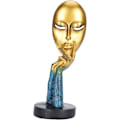 Miniatyrbillede 1 af 7: Harpiks Abstrakt Ansigt Statue Abstrakte Figurer Håndværk Ornamenter W