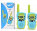 2-pak Batteridrevne Walkie Talkies til Børn med 22 Kanaler