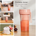 Miniatyrbillede 2 af 6: Bærbar Blender, Mini Frugtjuice 300ml, USB Genopladelig Smoot